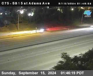 SB 15 at Adams Ave (On Ramp)