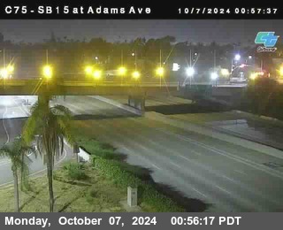 SB 15 at Adams Ave (On Ramp)