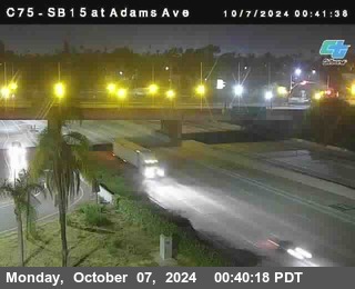 SB 15 at Adams Ave (On Ramp)