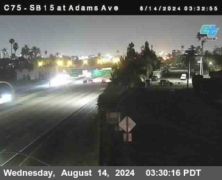 SB 15 at Adams Ave (On Ramp)