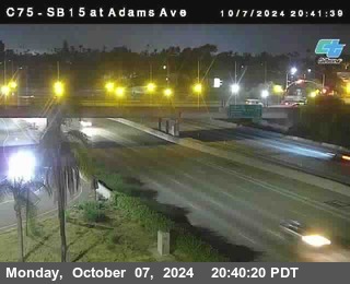 SB 15 at Adams Ave (On Ramp)