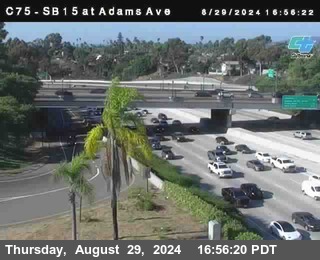 SB 15 at Adams Ave (On Ramp)