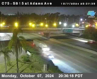 SB 15 at Adams Ave (On Ramp)