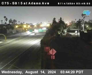 SB 15 at Adams Ave (On Ramp)