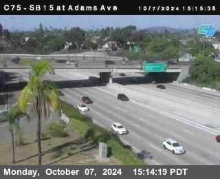 SB 15 at Adams Ave (On Ramp)