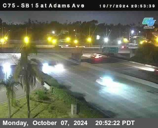 SB 15 at Adams Ave (On Ramp)