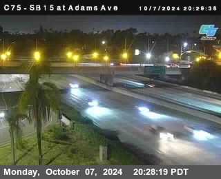 SB 15 at Adams Ave (On Ramp)