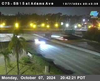 SB 15 at Adams Ave (On Ramp)