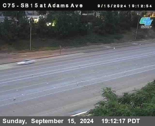 SB 15 at Adams Ave (On Ramp)