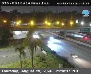 SB 15 at Adams Ave (On Ramp)