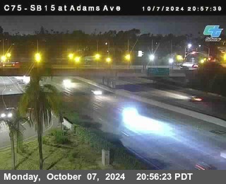 SB 15 at Adams Ave (On Ramp)