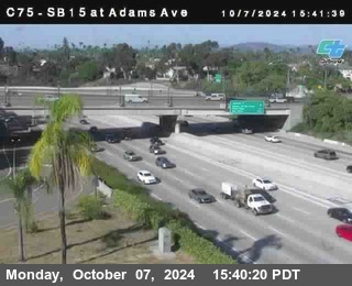 SB 15 at Adams Ave (On Ramp)