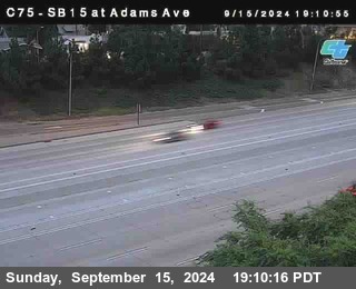 SB 15 at Adams Ave (On Ramp)