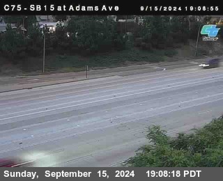 SB 15 at Adams Ave (On Ramp)