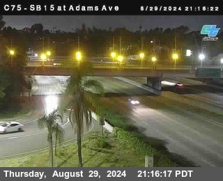 SB 15 at Adams Ave (On Ramp)