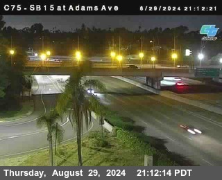 SB 15 at Adams Ave (On Ramp)