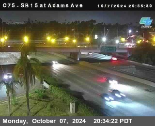 SB 15 at Adams Ave (On Ramp)