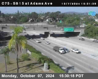 SB 15 at Adams Ave (On Ramp)