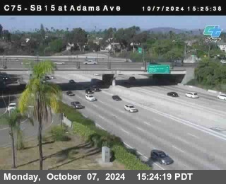 SB 15 at Adams Ave (On Ramp)