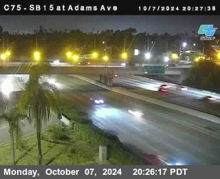 SB 15 at Adams Ave (On Ramp)