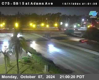 SB 15 at Adams Ave (On Ramp)