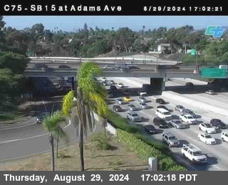 SB 15 at Adams Ave (On Ramp)