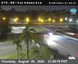 SB 15 at Adams Ave (On Ramp)