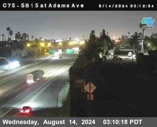 SB 15 at Adams Ave (On Ramp)