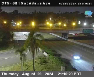 SB 15 at Adams Ave (On Ramp)