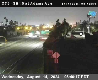 SB 15 at Adams Ave (On Ramp)