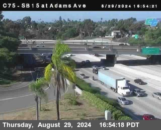 SB 15 at Adams Ave (On Ramp)