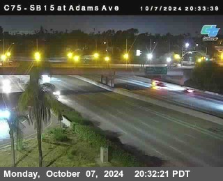 SB 15 at Adams Ave (On Ramp)