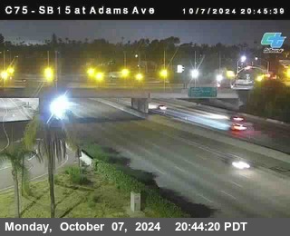 SB 15 at Adams Ave (On Ramp)