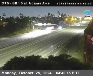 SB 15 at Adams Ave (On Ramp)