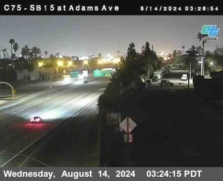 SB 15 at Adams Ave (On Ramp)