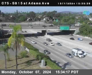 SB 15 at Adams Ave (On Ramp)