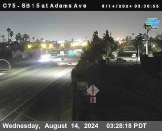 SB 15 at Adams Ave (On Ramp)