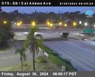 SB 15 at Adams Ave (On Ramp)