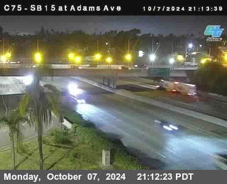 SB 15 at Adams Ave (On Ramp)