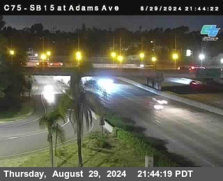 SB 15 at Adams Ave (On Ramp)