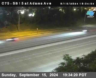 SB 15 at Adams Ave (On Ramp)