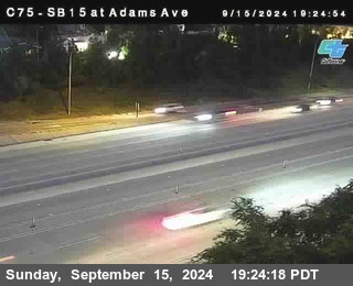 SB 15 at Adams Ave (On Ramp)