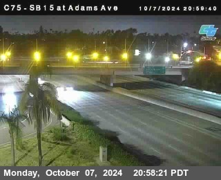 SB 15 at Adams Ave (On Ramp)