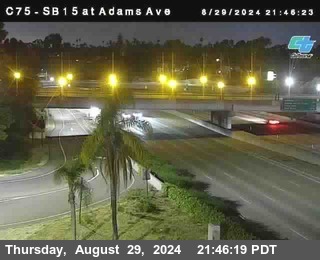 SB 15 at Adams Ave (On Ramp)