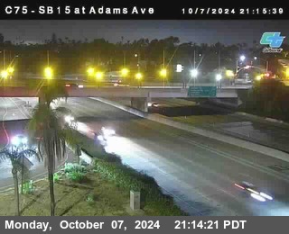 SB 15 at Adams Ave (On Ramp)