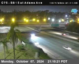 SB 15 at Adams Ave (On Ramp)