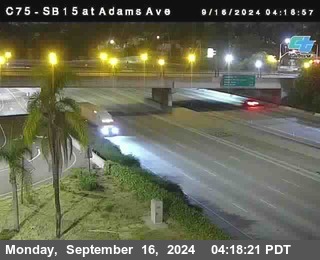 SB 15 at Adams Ave (On Ramp)