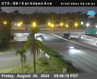 SB 15 at Adams Ave (On Ramp)