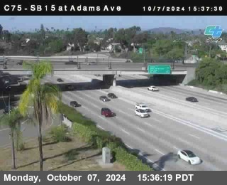 SB 15 at Adams Ave (On Ramp)