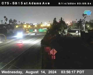 SB 15 at Adams Ave (On Ramp)